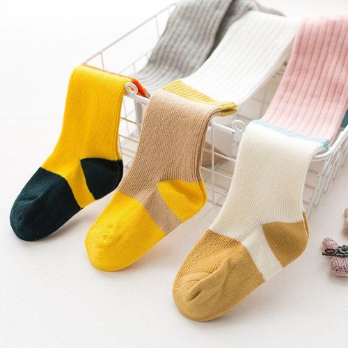 Collants D'été Pour Filles De 2 À 7 Ans, 1 Paire, Fausses Couleurs Assorties, Deux Pièces, À La Mode, Plus Fichier, Pantalon Doux, Kawaii