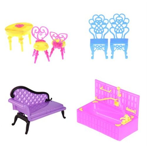 Grande Baignoire Pièces/Ensemble, 1/2/3, Baignoire, Chaise De Table, Canapé, Armoire, Tiroir Mobile, Placard, Accessoires De Meubles Pour Maison De Poupée