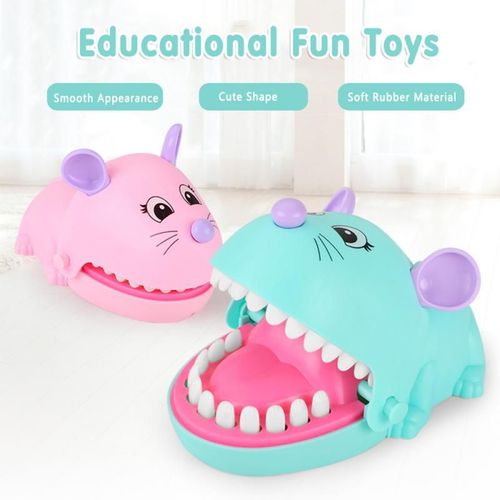 Souris De Dessin Animé Pour Enfants, 1 Pièce, Jouet De Décompression Interactif Parent-Enfant