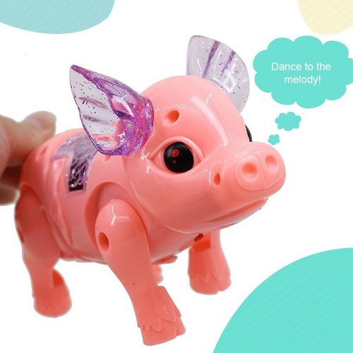 Mini Cochon Électrique Rose Pour Enfants, Jouet De Cerveau Magique Amusant, Musique Lumineuse, Cadeau Pour Bébés, Nouveauté 2021
