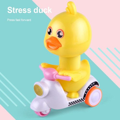 Voiture De Retour Avec Petit Canard Jaune, Jouet Pour Enfant, Volant, Mini Modèle, Cadeau D'anniversaire Pour Bébé, 2021