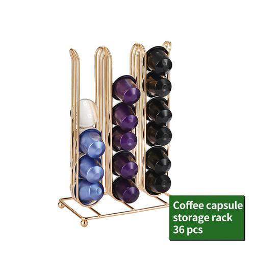 Support pour Capsules de café Nespresso, étagère de rangement, 36 tasses