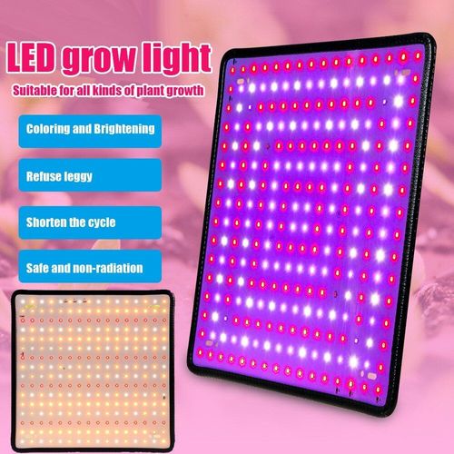 Lampe Horticole De Croissance Led Ac85-240v, 30x30cm, Panneau Lumineux À Spectre Complet Avec Prise Eu/Us/Uk Pour Tente/Chambre De Culture Intérieure, Plantes