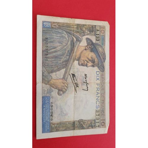 Billet 10 Francs