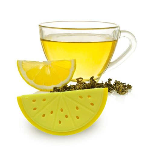 Infuseur À Thé Au Citron En Silicone, Filtre À Thé En Forme De Citron, Passoire À Thé Avec Crochet En Acier Inoxydable, Stepper À Thé Pour Tasse