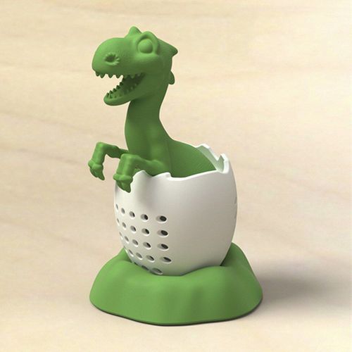 Filtre À Thé En Forme De Dinosaure, Porte-Sachet De Thé, Infuseur À Thé, Passoire À Feuilles, Filtre En Silicone Réutilisable, Accessoires Pour Service À Thé