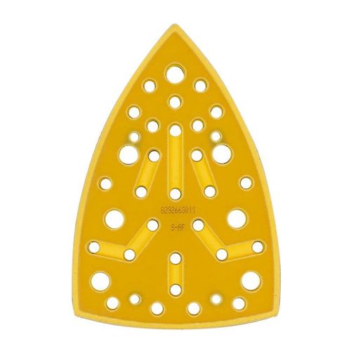 MIRKA Plateau de ponçage triangulaire Net 100x152x152 mm 32 trous Medium - 8292663011