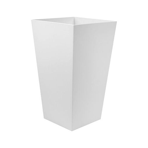 Jardinière Rectangulaire Conique Blanche