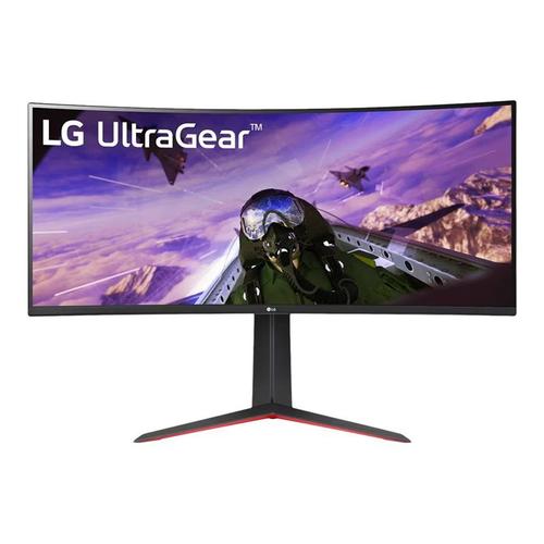 LG UltraGear 34GP63AP-B - Écran LED - incurvé - 34" - 3440 x 1440 UWQHD @ 160 Hz - VA - 300 cd/m² - 3000:1 - HDR10 - 1 ms - 2xHDMI, DisplayPort - haut-parleurs