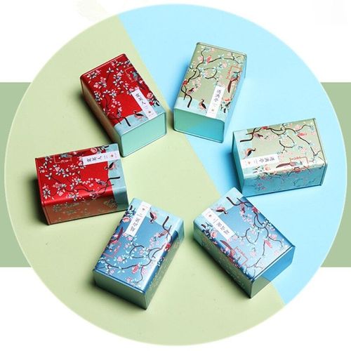 Boîte À Thé À Fleurs De Voyage Portable Avec Couvercle, Récipient Scellé Exquis Pour Bonbons, Snack Café, Boîte À Thé Parfumée