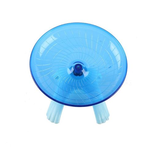 Roue De Course Golden Bear Pour Hamster,Roue De Sport Volante,Roue De Course À Roulement Silencieux,Disque De Course Dans Le Temps,18cm,Jouet Pour Hamster - Type Blue