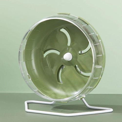 Roue De Course Sportive Pour Hamster Et Rat,Petites Souris Rongeurs,Jogging Silencieux,Jouets D'exercice Gerbille,Accessoires Pour Rats - Type Green-Diameter 17.5cm