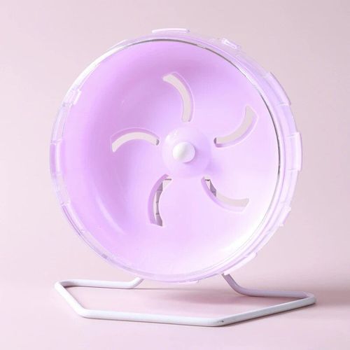 Roue De Course Sportive Pour Hamster Et Rat,Petites Souris Rongeurs,Jogging Silencieux,Jouets D'exercice Gerbille,Accessoires Pour Rats - Type Purple-Diameter 17.5cm