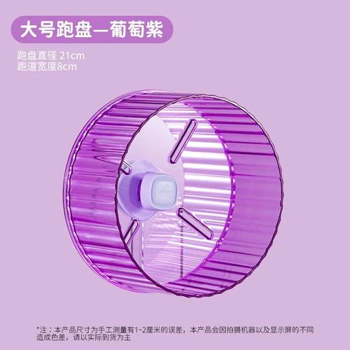 Tapis roulant d'exercice silencieux pour petits animaux de compagnie,roue de course sportive,jouets de jeu Spinner pour hamster,rat,souris rongeurs,jogging,gerbille - Type Purple wheel-21cm