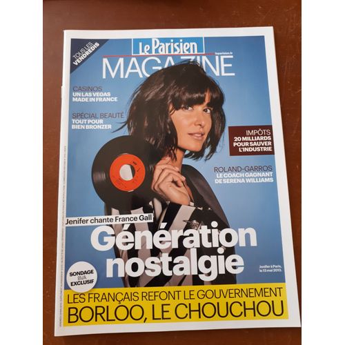 Le Parisien Magazine Supplément. Jenifer Chante France Gall.