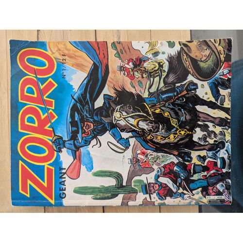 Bd De Collection Vintage Zorro Géant , N'1 , Août 1983 , Édition Greantori.