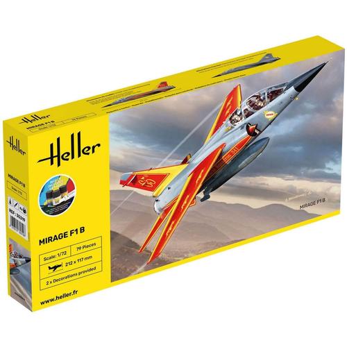 Maquette Avion : Starter Kit : Mirage F1-Heller