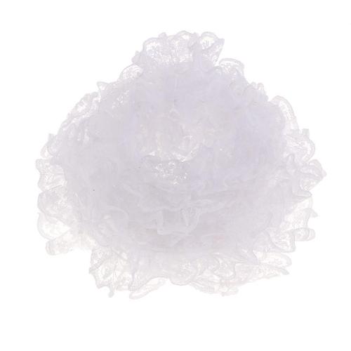 Dentelle Ruban Frangée De Ruban Crochet Polyester Bande D'albums Mariage Blanc