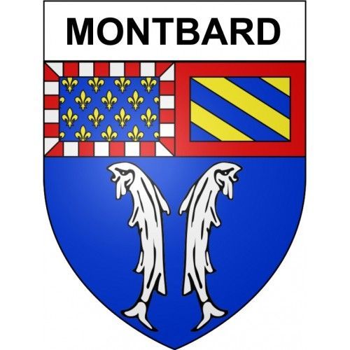Montbard 21 Ville Stickers Blason Autocollant Adhésif - 4 Cm