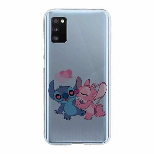 Coque Samsung Galaxy A42 5g Stitch Angel Love Heart Pink - Silicone - Compatible Samsung Galaxy A42 5g