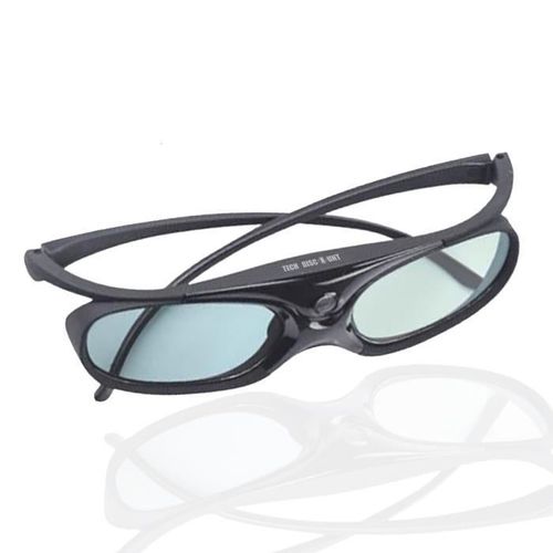 TD? Paire de lunettes Cin?ma Rechargeable/Projecteur lunettes 3D ? obturateur actif DLP/Solide et Durable/Distance 15 m/50h Autonomi