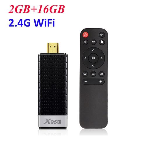 2 Go 16 Go - Boîtier smart pour tv et wifi, android 9.0, amlogic S905Y2, ram 4 go, récepteur dongle bâton avec ports usb, lecteur multimédia, bt4.2, 60fps, 4 k, 2.4G/5.8 G, ddr 3