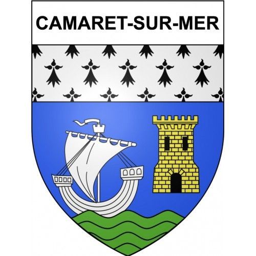 Camaret-Sur-Mer 29 Ville Stickers Blason Autocollant Adhésif - 12 Cm