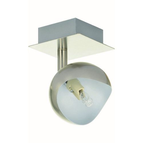 Plafonnier Kumi, Argent, 9,5x8,5x13,5 Cm