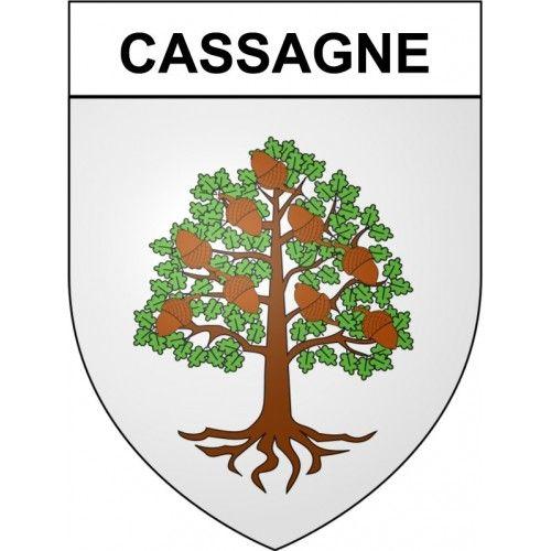 Cassagne 31 Ville Stickers Blason Autocollant Adhésif - 8 Cm