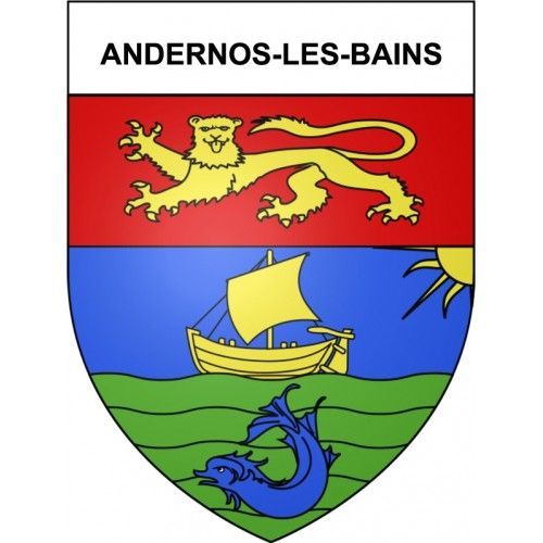 Andernos-Les-Bains 33 Ville Stickers Blason Autocollant Adhésif - 4 Cm