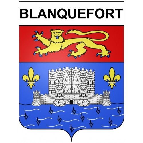 Blanquefort 33 Ville Stickers Blason Autocollant Adhésif - 4 Cm