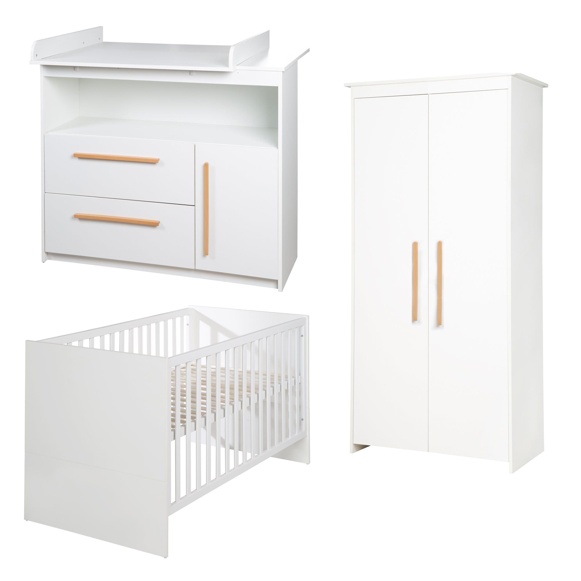 Chambre Bb 'lilo' - Lit volutif 70x140 + Table  Langer +... - 2