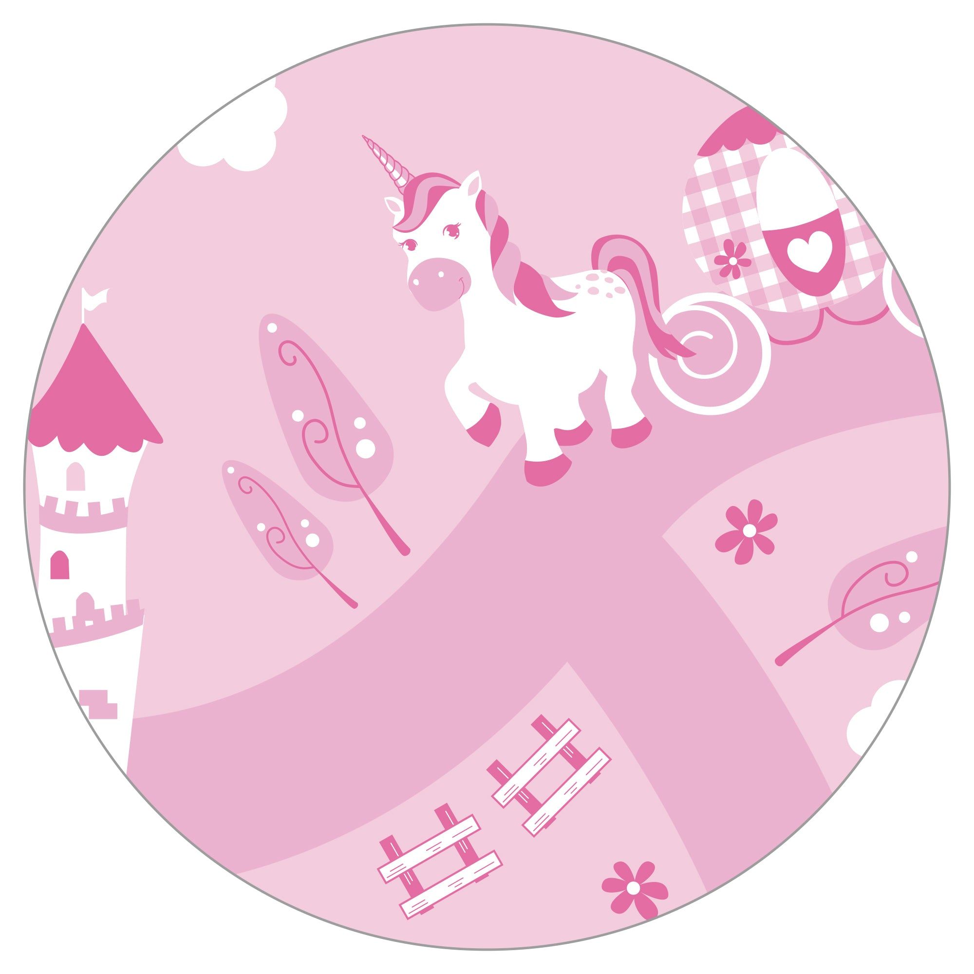 Roba Coffre � Jouets Crown Rose 60x32x30 Cm Mdf - 5