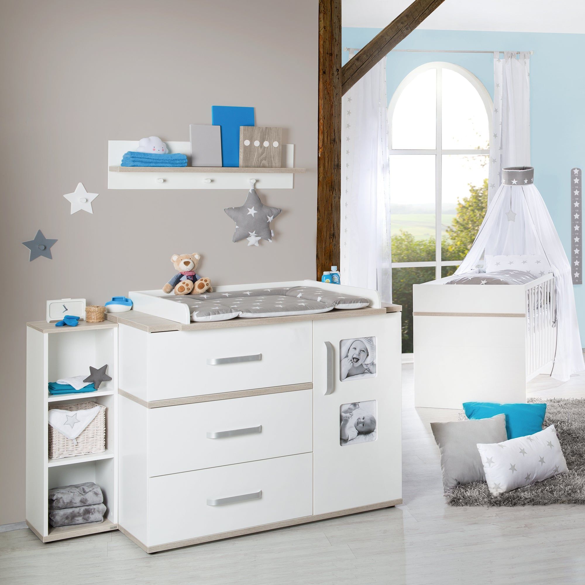�tag�re Pour Chambre De B�b� Moritz - Roba - Blanc - Meuble ... - 2