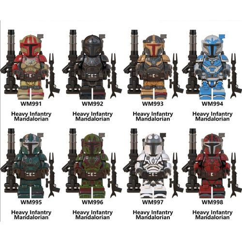 The Mandalorian Reloaded Star Wars Small Particles Assembled Building Blocks Boy Enlightenment