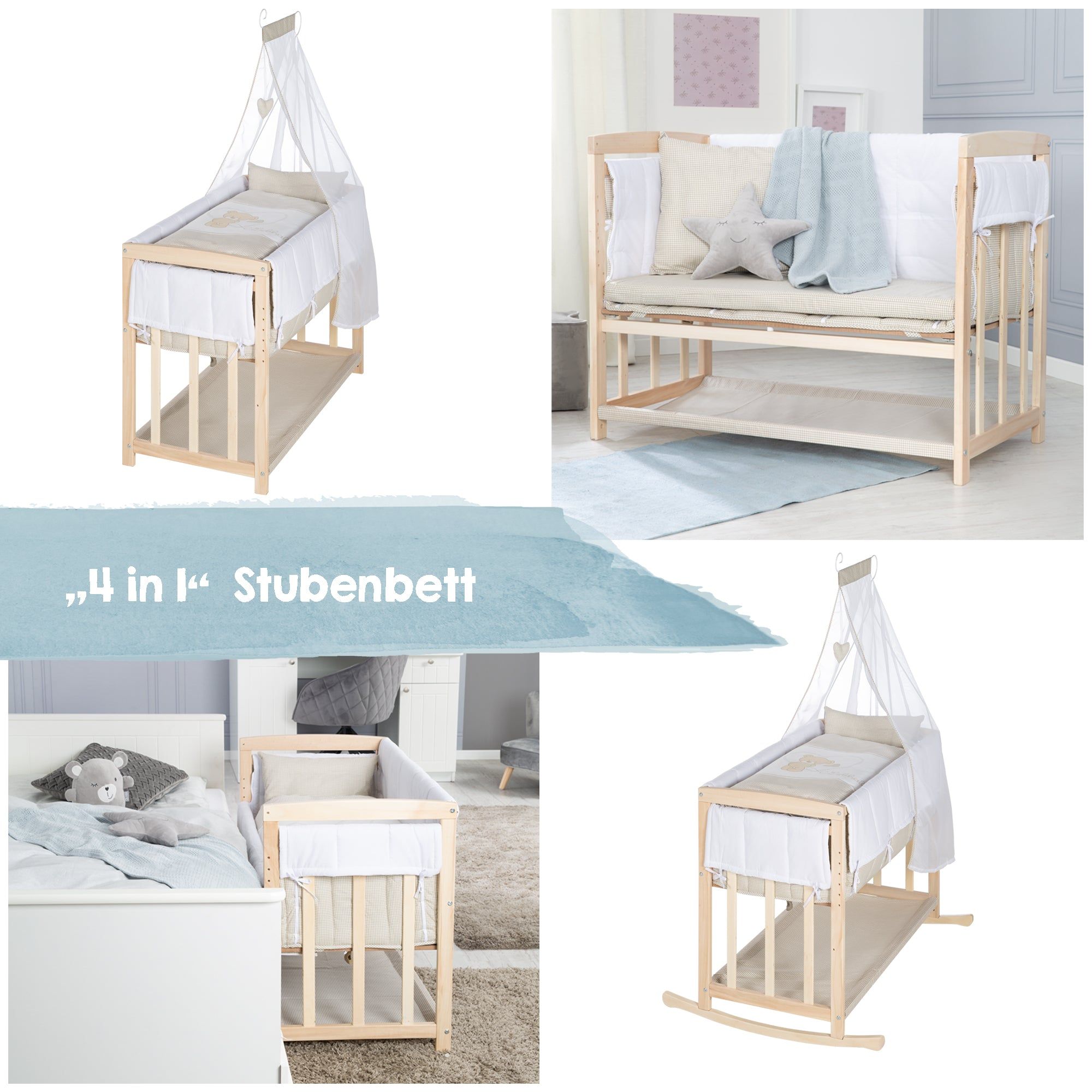 Roba Berceau Cododo Complet 'Liebhabaer' 4 En 1 Convertible ... - 5