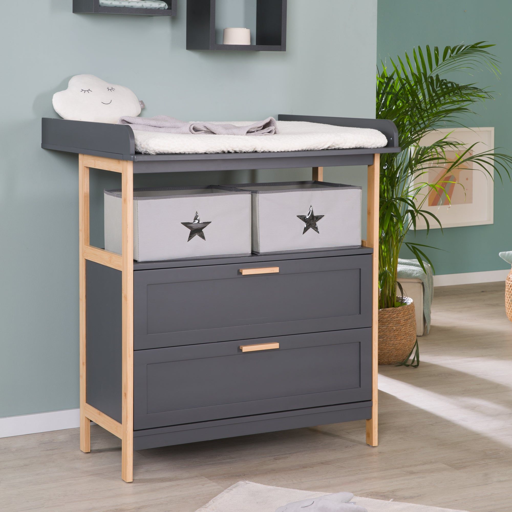 Commode  Langer Roba - Berlin - 2 Tiroirs + 2 Botes De Ran... - 2