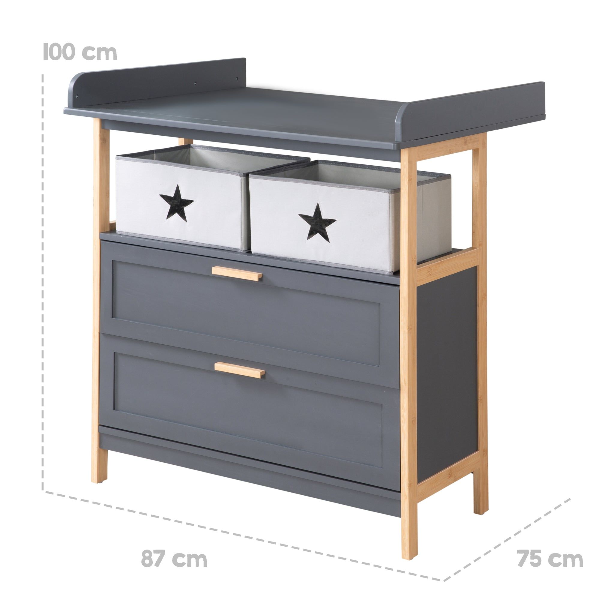 Commode  Langer Roba - Berlin - 2 Tiroirs + 2 Botes De Ran... - 6