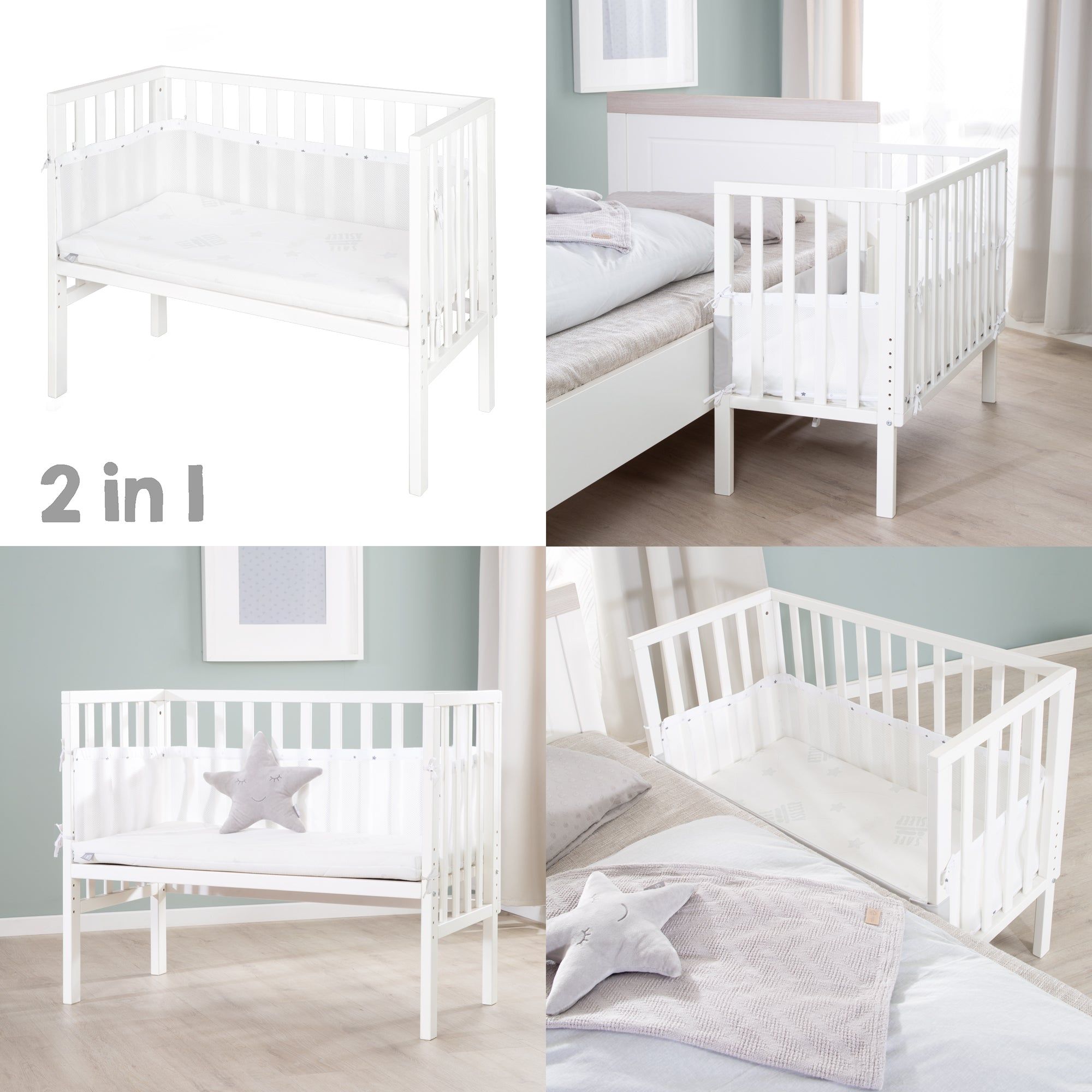 Roba Berceau Cododo 2en1 Rglable 'Safe Asleep' 90 X 45 Cm ... - 5