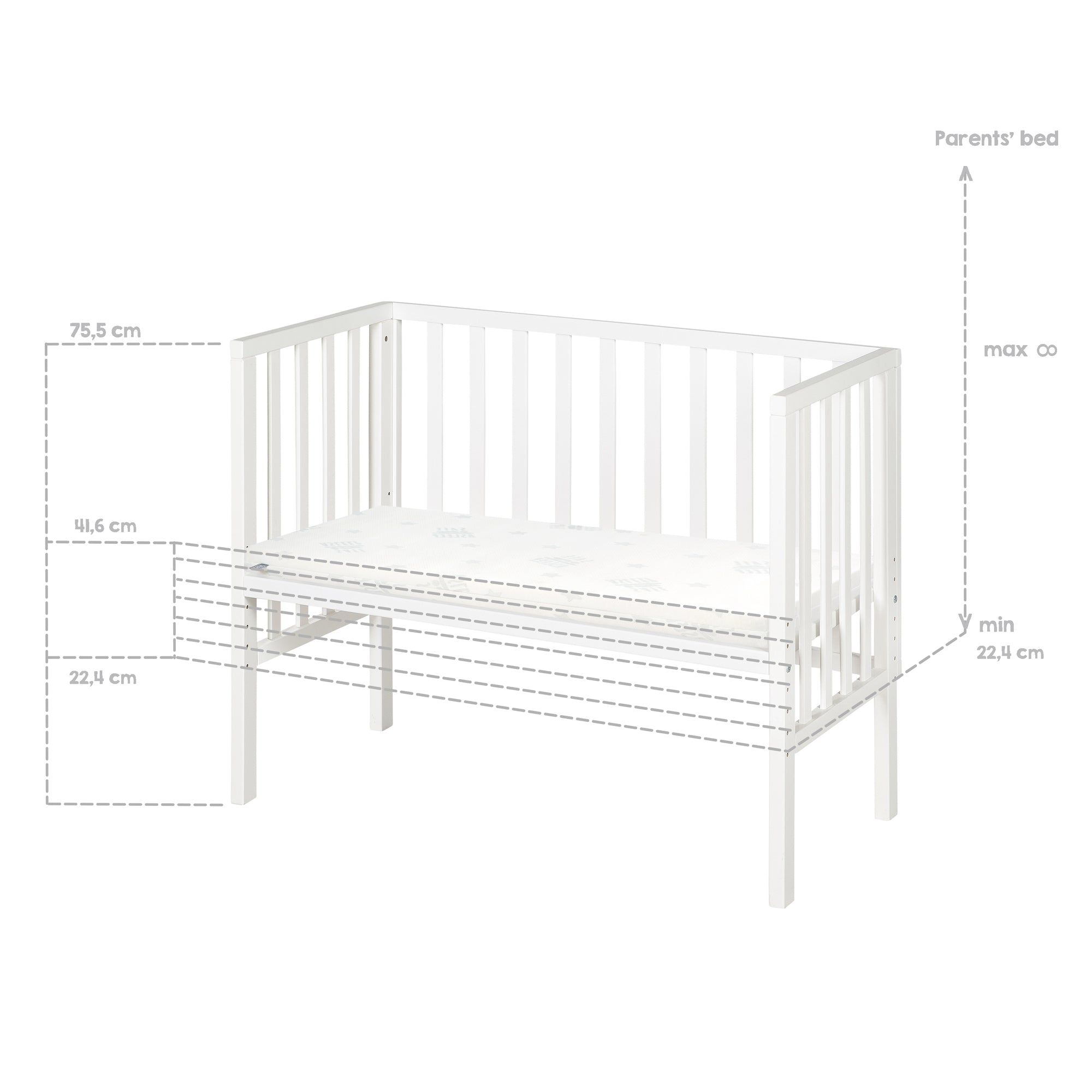 Roba Berceau Cododo 2en1 Rglable 'Safe Asleep' 90 X 45 Cm ... - 8