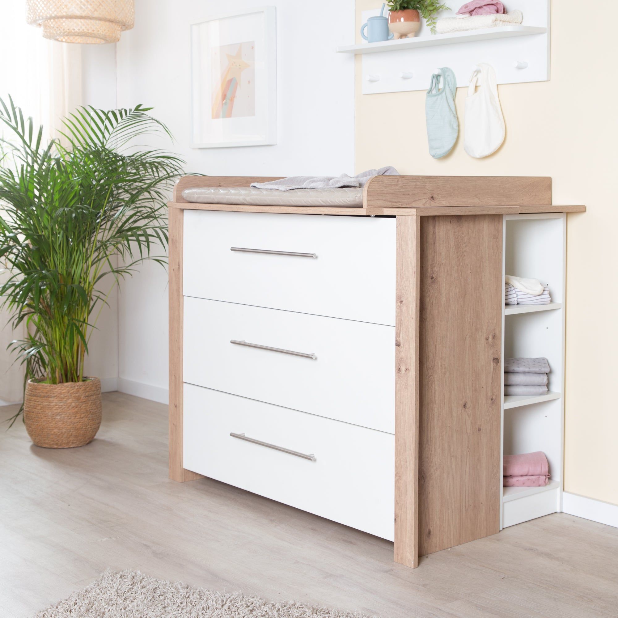 Commode  Langer Roba - Malo - 3 Tiroirs  Fermeture Douce -... - 2