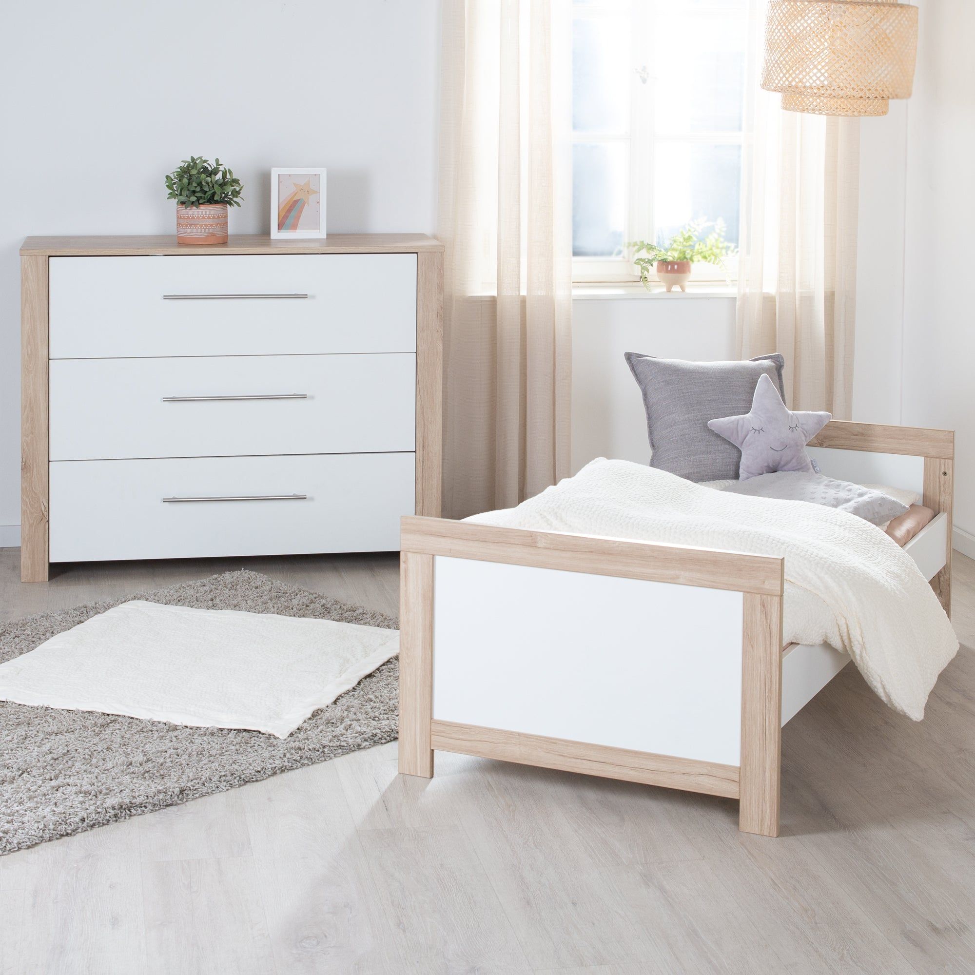 Commode  Langer Roba - Malo - 3 Tiroirs  Fermeture Douce -... - 4