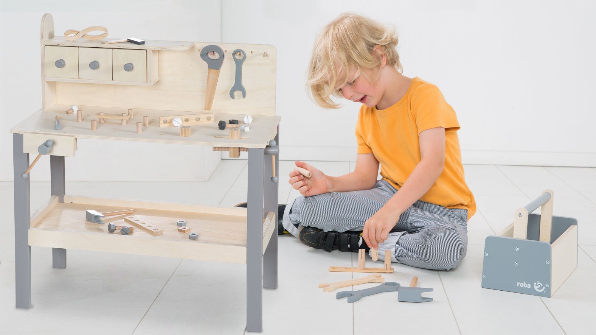 tabli Pour Enfant En Bois - Roba - Atelier De Bricolage - 4