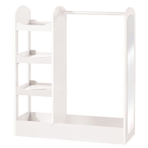 Porte Manteau B�b� avec Penderie - �tag�res et Miroir - Bois...