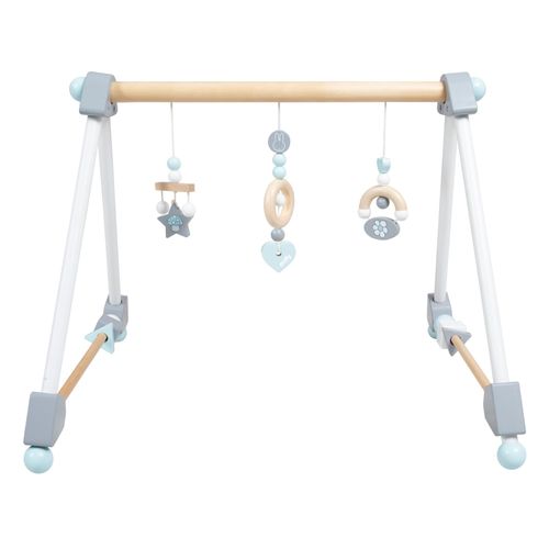Portique D'éveil En Bois Pour Bébé Miffy® - Roba - Avec 3 Pendentifs - Blanc/Gris