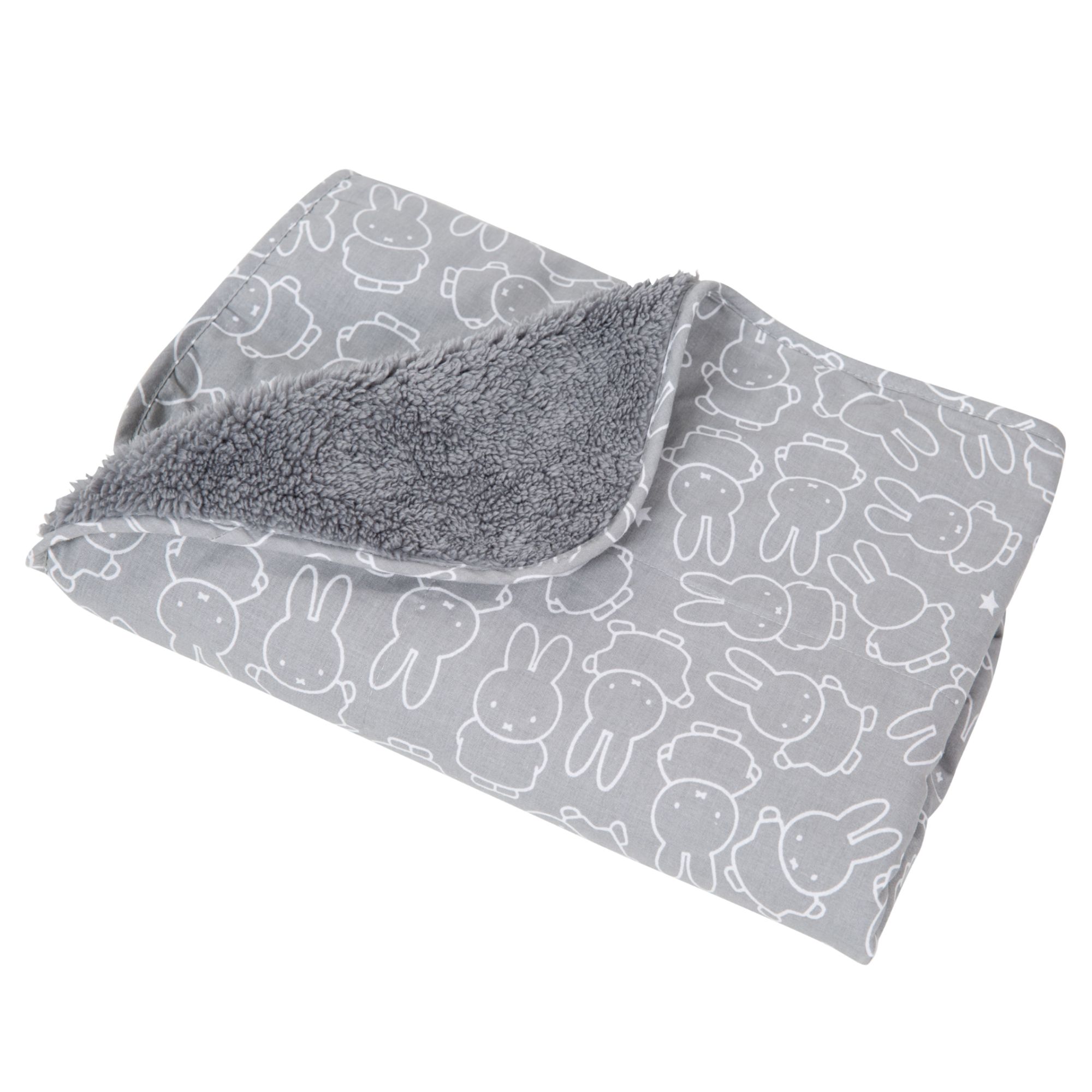 Couverture Bb Roba - Miffy - 80x80 Cm - Polaire Et Coton ... - 2