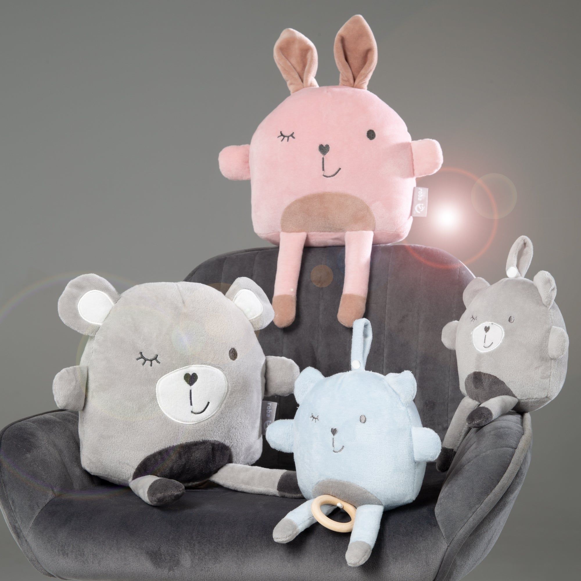 Bo�te � Musique - Roba - Lil Cuties - Bleu Clair - Peluche M... - 2
