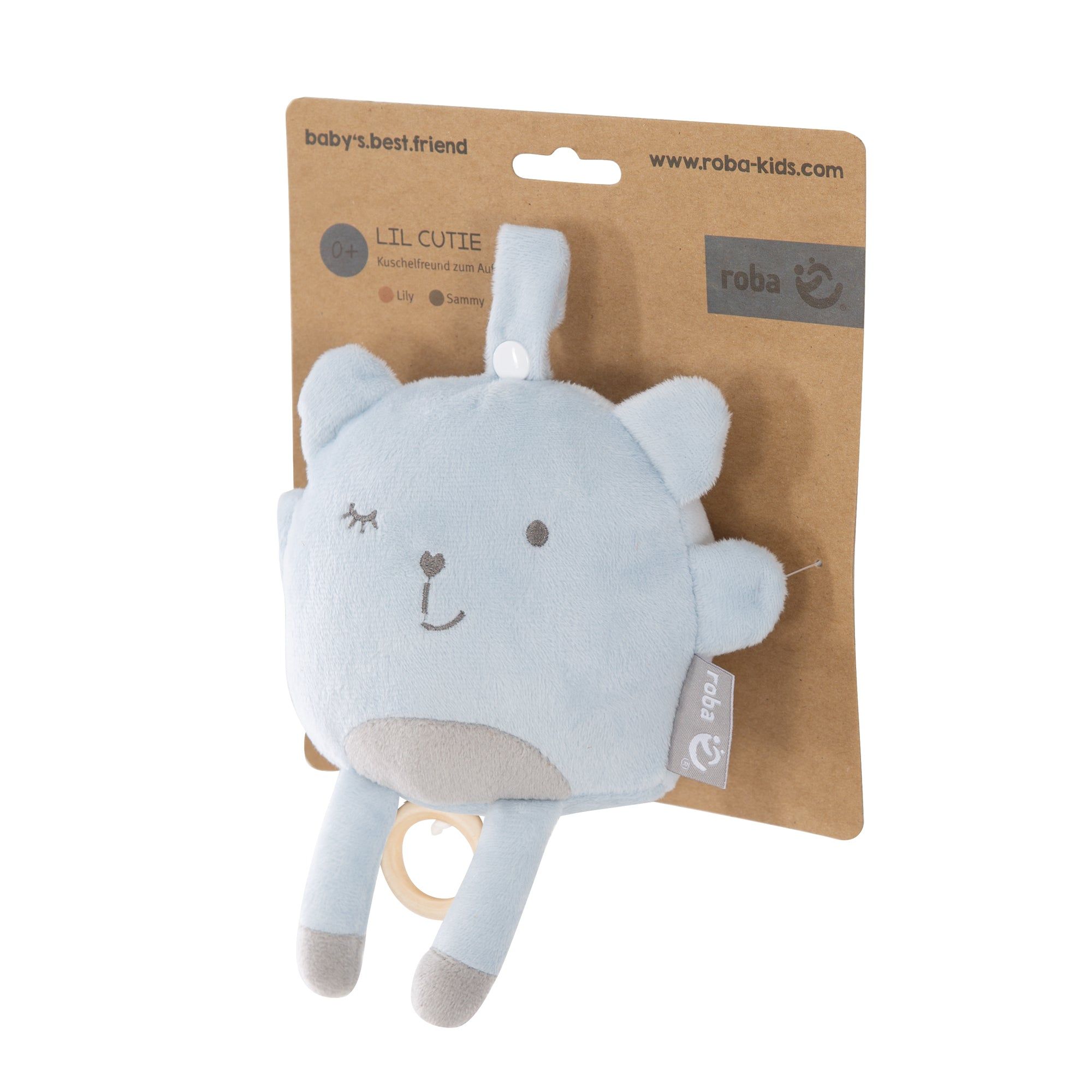 Bo�te � Musique - Roba - Lil Cuties - Bleu Clair - Peluche M... - 4