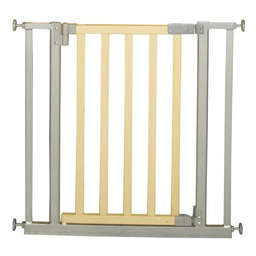 Barrière De Sécurité Sans Perçage Pour Bébé Ou Animaux - Roba - 77 À 86 Cm - Métal - Gris