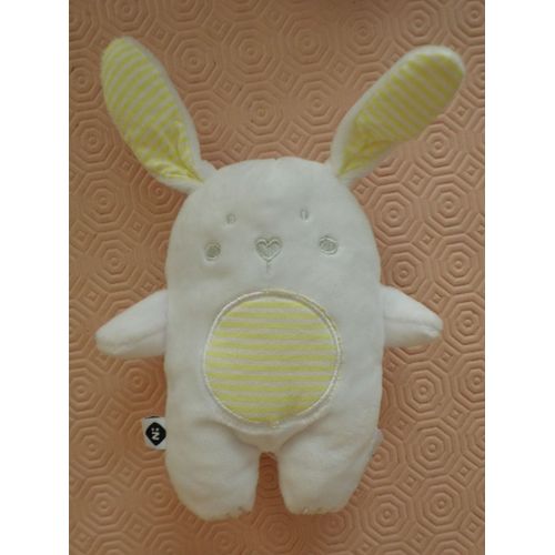 Doudou Lapin Blanc Grain De Ble